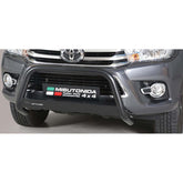 Toyota Hilux Mk8 2016-2020 Misutonida Eu Approved Front A-bar 63mm Black Finish